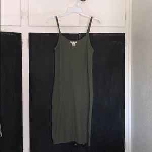 Tight olive green dress! Never worn